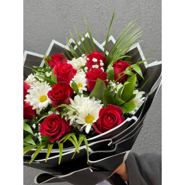 PAPATYA VE GÜL BUKETİ